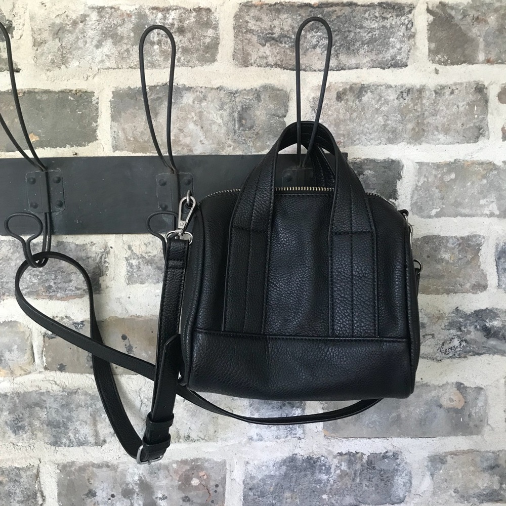 Forever 21 Faux Black Leather Purse